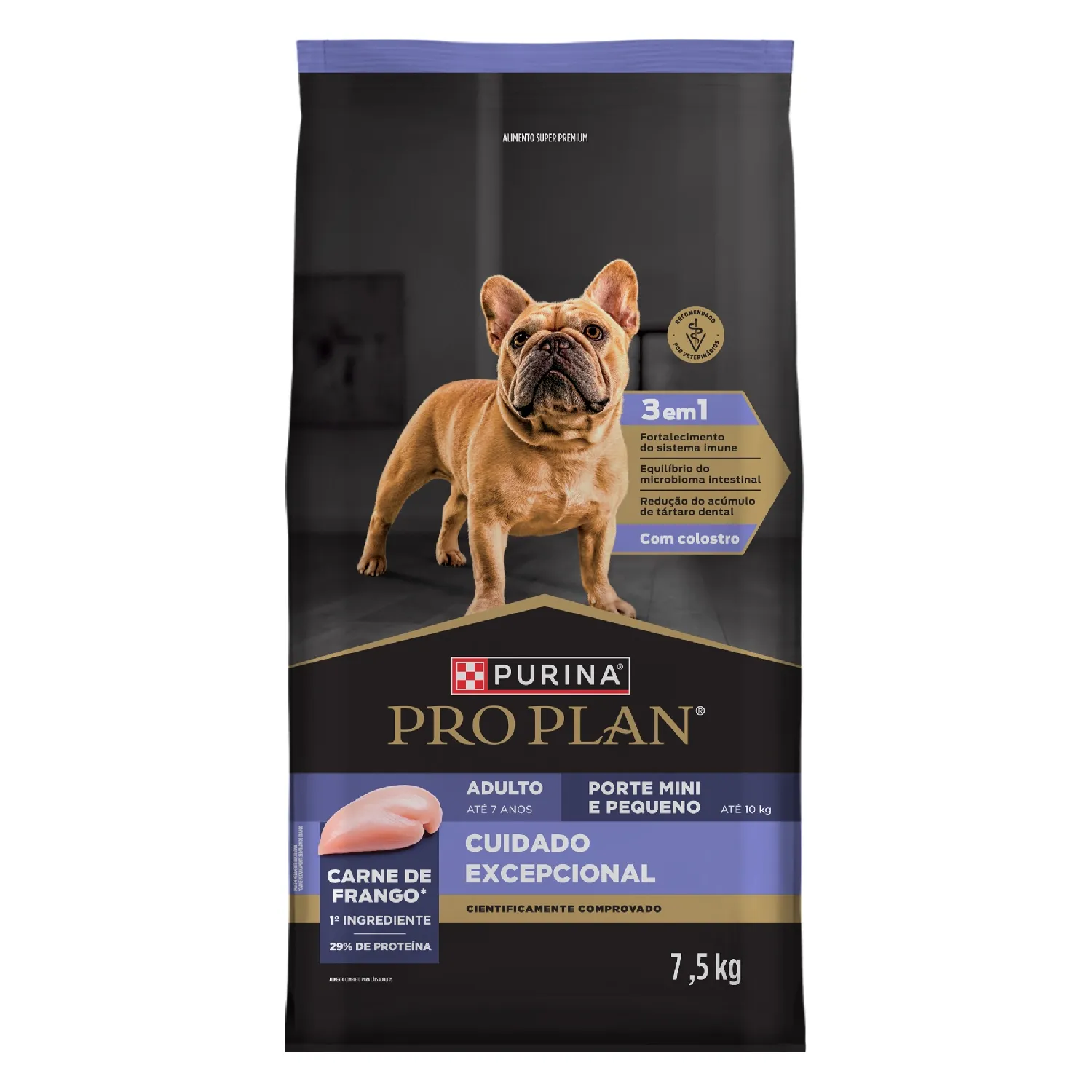 Cuidado Excep Cao AD Mini e Peq 7,5kg
